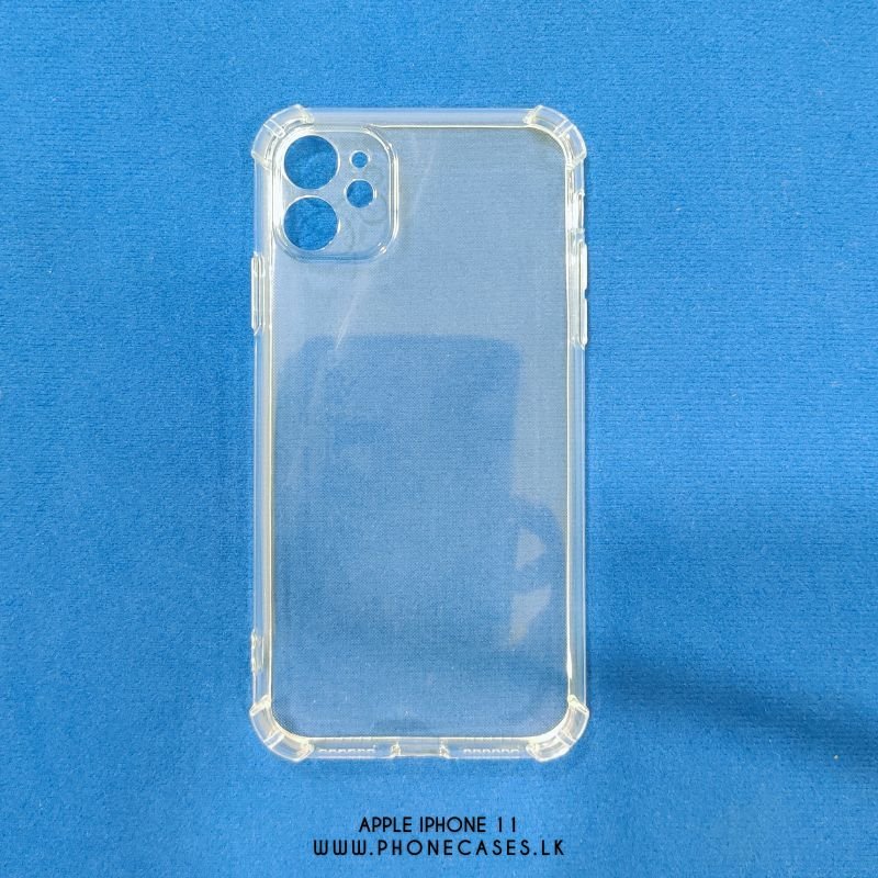 Apple iPhone 11 1 Apple iPhone 11 | Clear Transparent Phone Case with Bumper Corners - Image 1