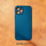 Apple iPhone 12 Pro Max | Matte Black Silicon Phone Case