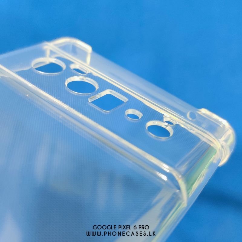 Google Pixel 6 Pro | Clear Transparent Phone Case with Bumper Corners ...