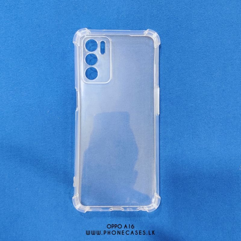 OPPO A16 1 OPPO A16 | Clear Transparent Phone Case with Bumper Corners - Image 1