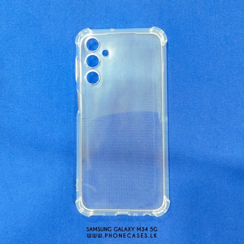 Samsung Galaxy M34 5G Samsung Galaxy M34 5G | Clear Transparent Phone Case with Bumper Corners - Image 1