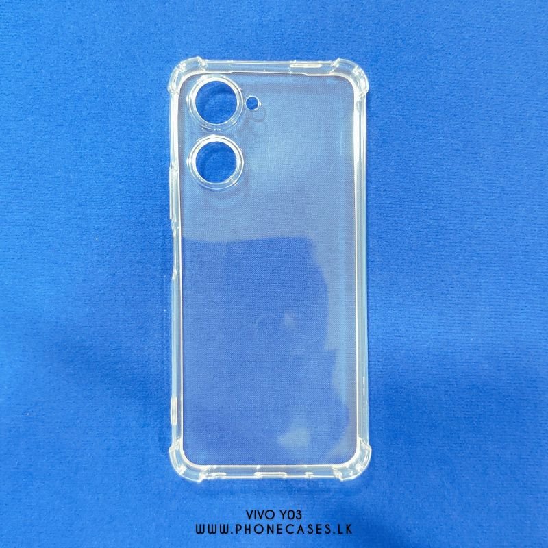 VIVO Y03 VIVO Y03 | Clear Transparent Phone Case with Bumper Corners - Image 1