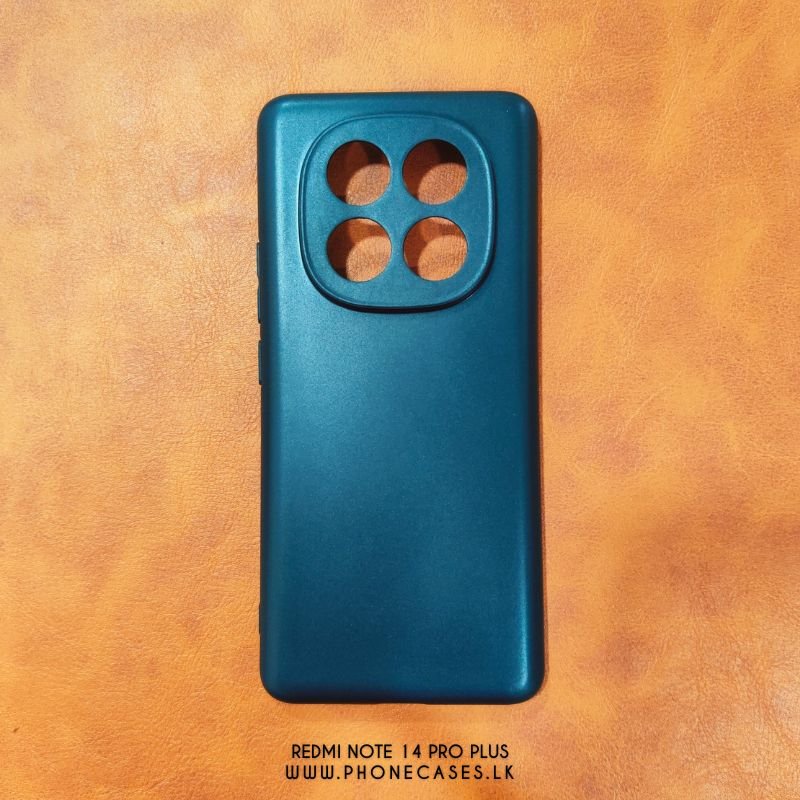 Redmi Note 14 Pro Plus Redmi Note 14 Pro Plus | Ultra-Thin Matte Black TPU Phone Case - Image 1