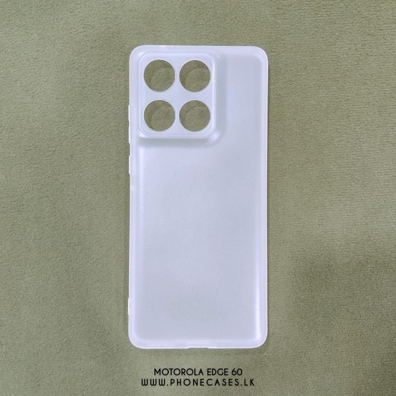 Motorola Edge 60 Motorola Edge 60 | Ultra-Thin Frosted White TPU Phone Case - Image 1