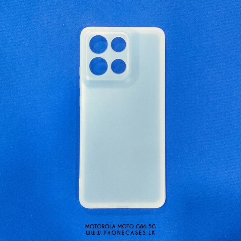 Motorola Moto G86 5G 1 Motorola Moto G86 5G | Ultra-Thin Frosted White TPU Phone Case - Image 1