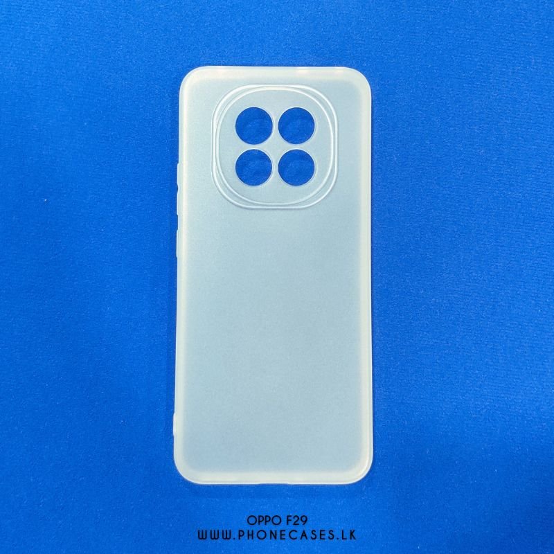 OPPO F29 1 OPPO F29 | Ultra-Thin Frosted White TPU Phone Case - Image 1