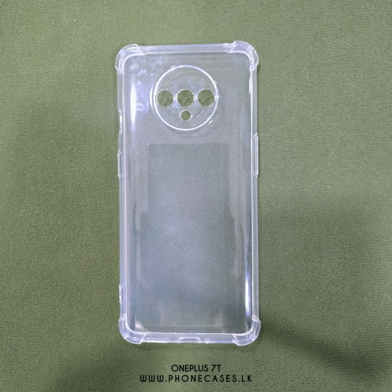 OnePlus 7T 1 OnePlus 7T | Clear Transparent Phone Case with Bumper Corners - Image 1