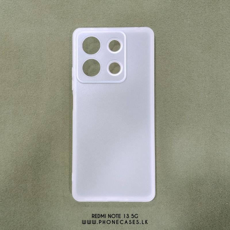 Redmi Note 13 5G 1 Redmi Note 13 5G | Ultra-Thin Frosted White TPU Phone Case - Image 1