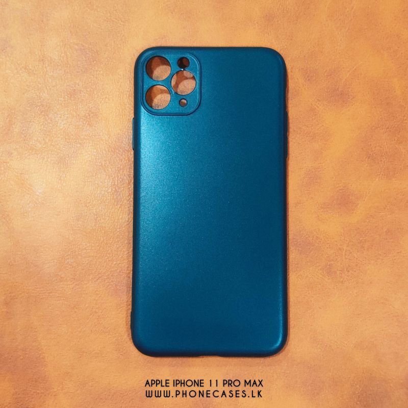 Apple iPhone 11 Pro Max 1 Apple iPhone 11 Pro Max | Ultra-Thin Matte Black TPU Phone Case - Image 1