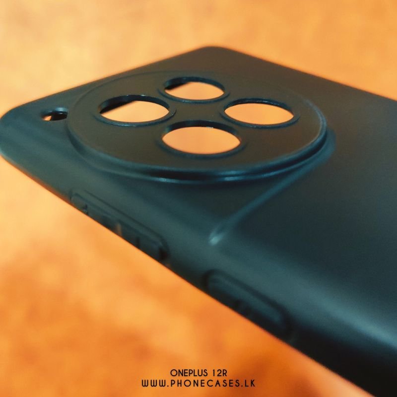 OnePlus 12R | Ultra-Thin Matte Black TPU Phone Case – PhoneCases.lk